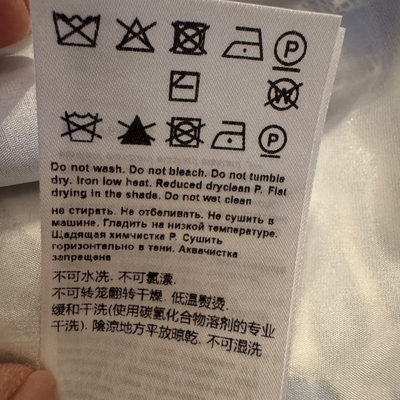 NWT Escada Brikenanton Blue & White Floral Blazer – Size 38 (~8) - Picture 10 of 10